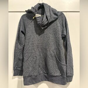 Cozy Blue Maternity Sweatshirt